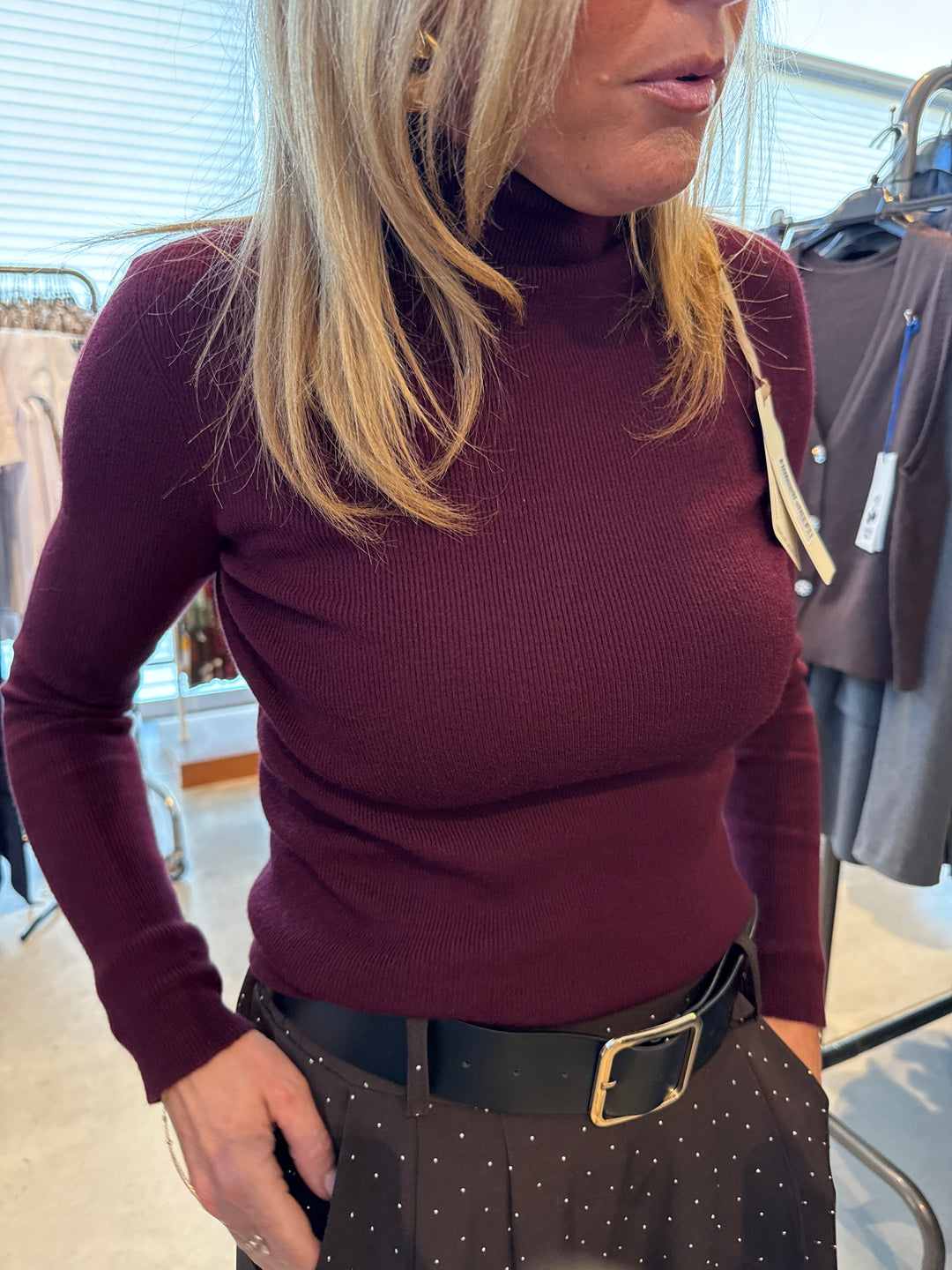 Pull col roulé manica 1050