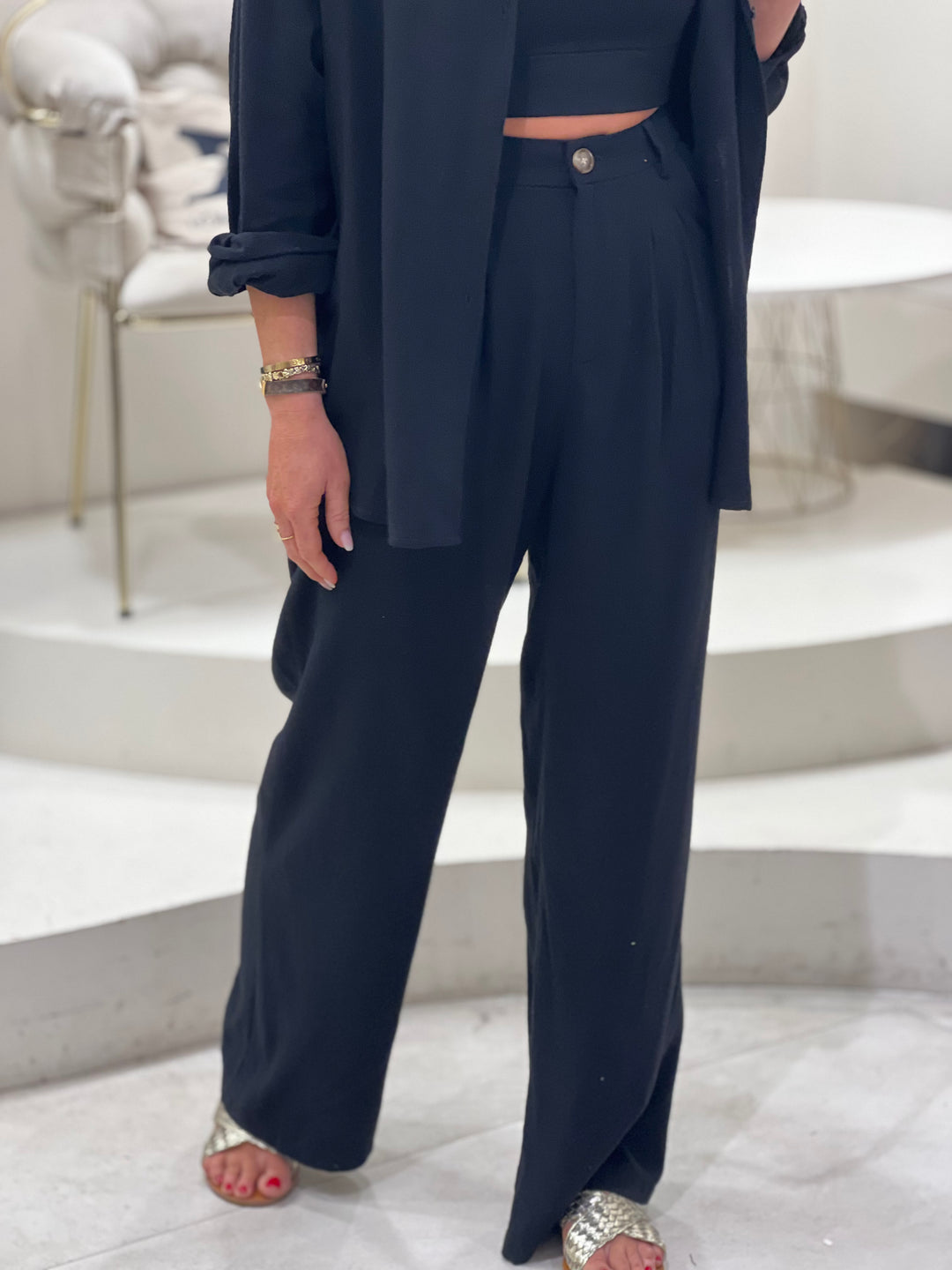 Pantalon Hélène Lin Noir / El