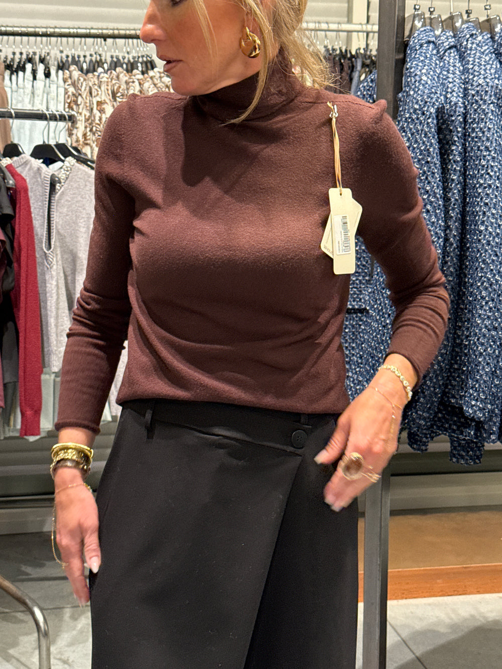 Pull col roulé simple 1280