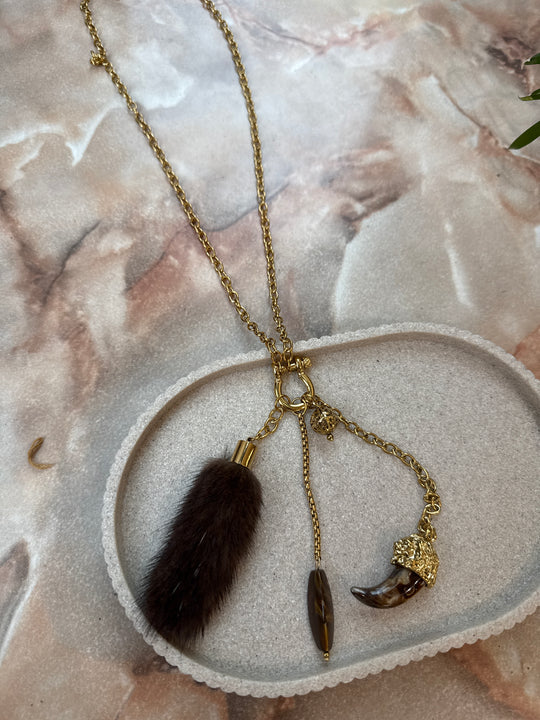 Collier long or pendentif plume 🪶