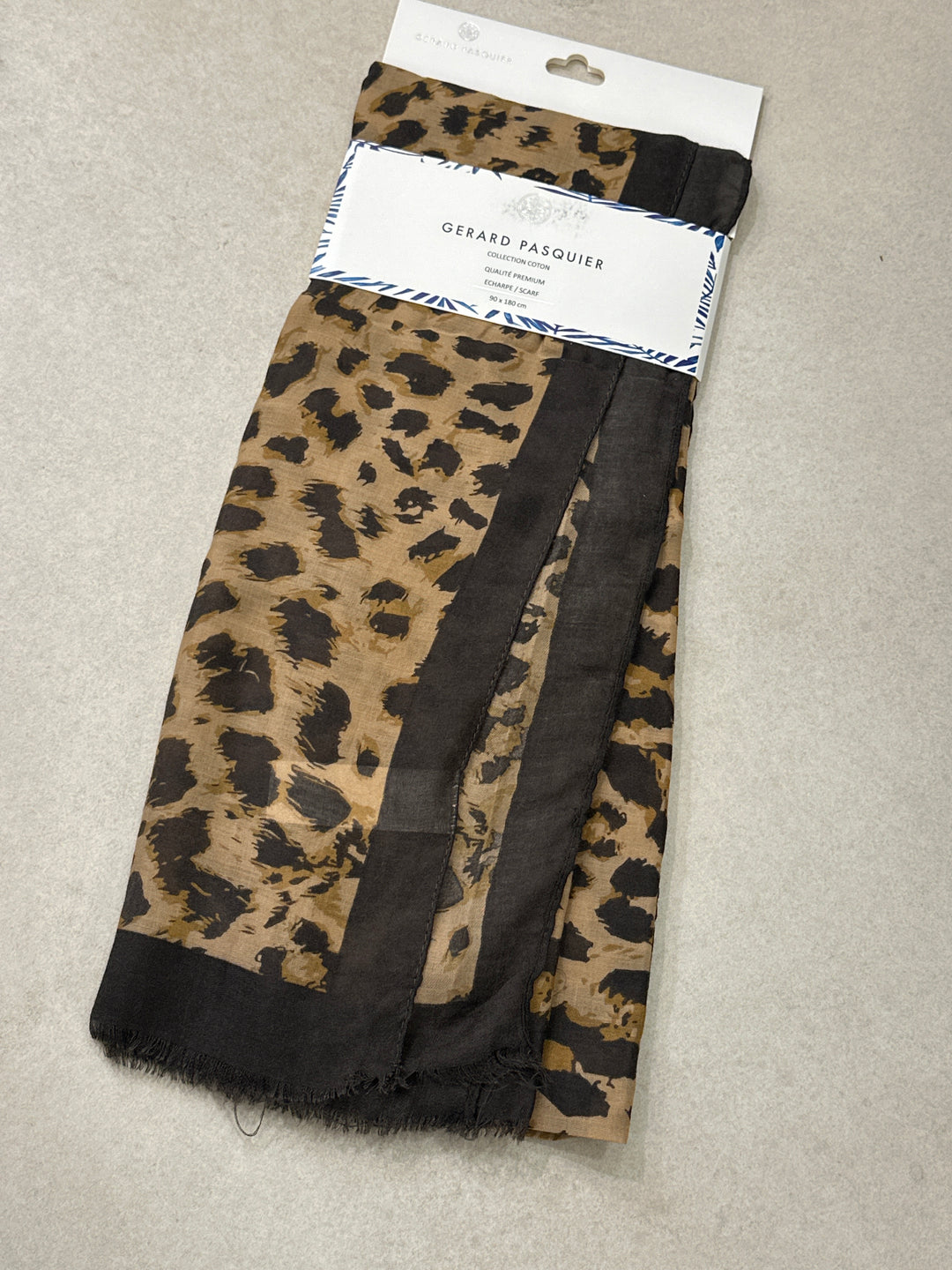 Grand Foulard MARRON N02
