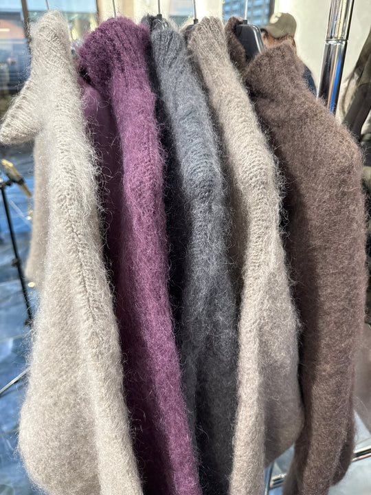 Pull mohair manches longues 11411