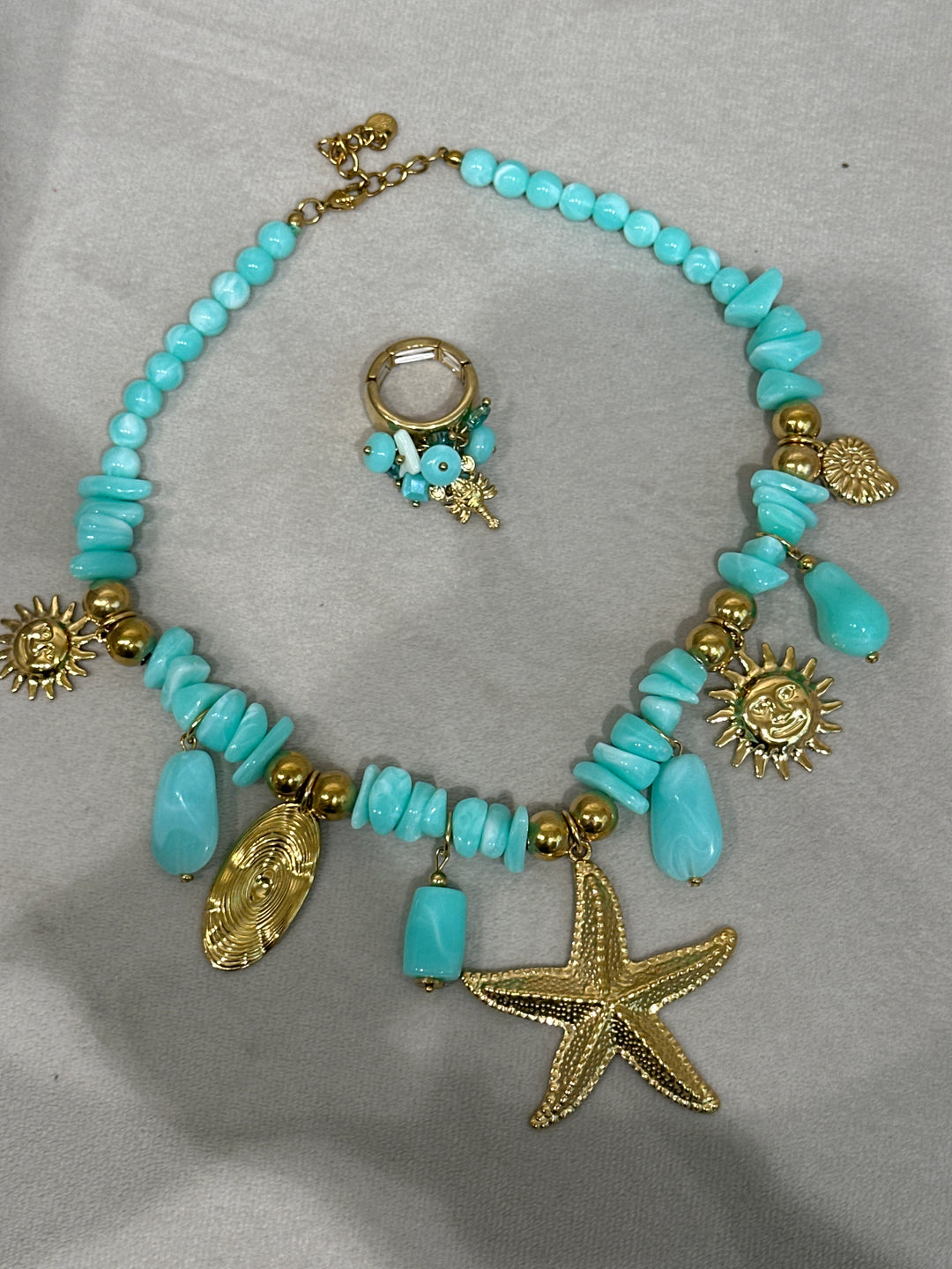 Set MER collier + bague