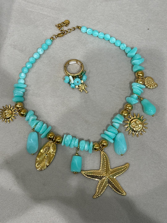 Set MER collier + bague