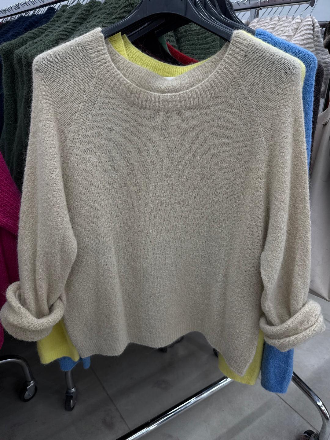 Pull 30% alpaga manches longues