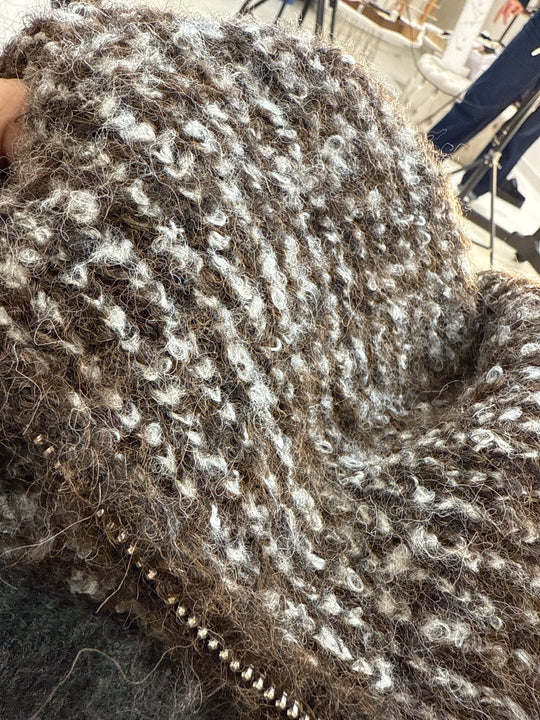 Veste en maille avec poches 5052