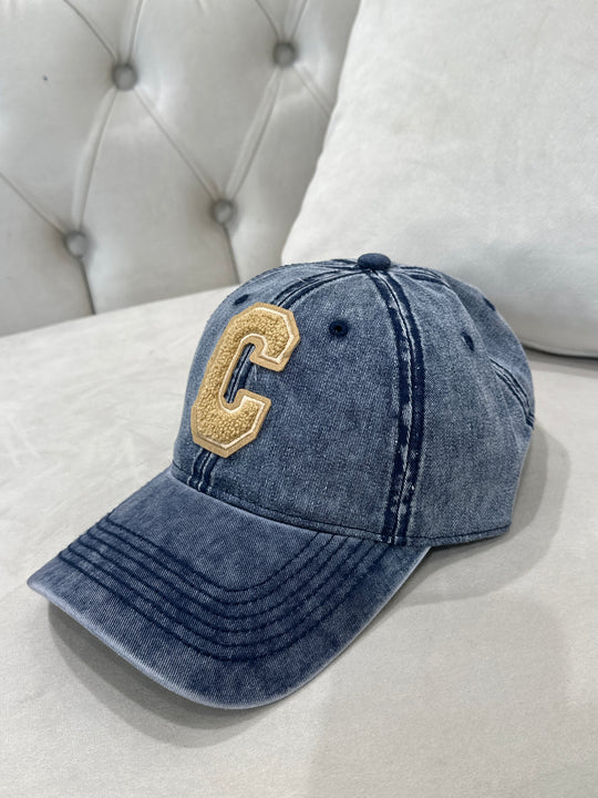 Casquette jean logo C camel