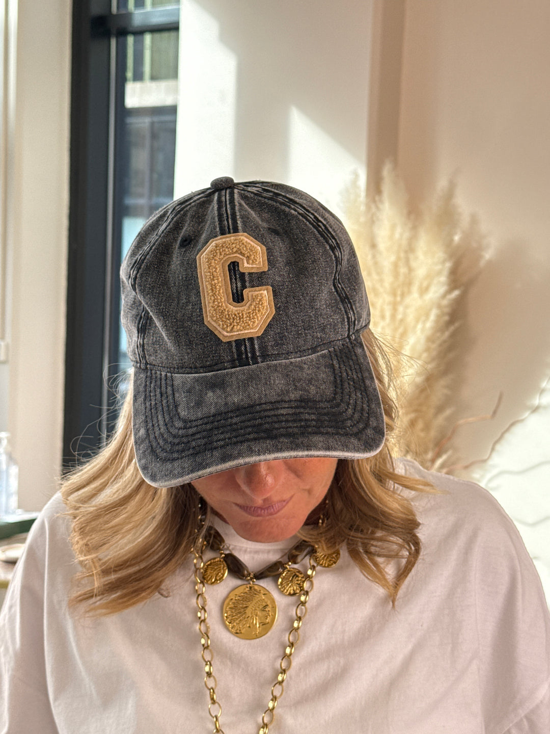 Casquette jean C camel