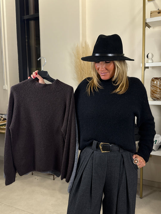 Pull alpaga manche longue Eva