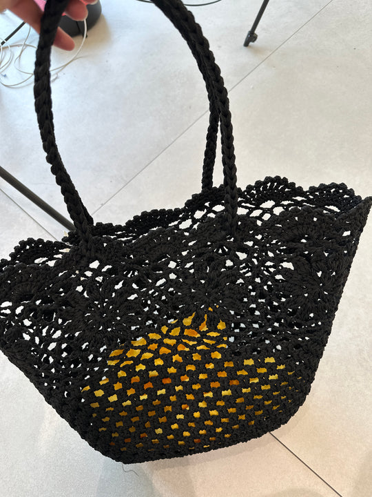Grand sac maille tressée