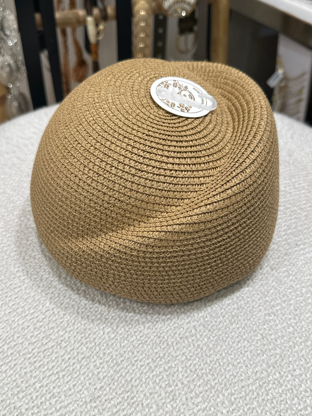 Chapeau rond en paille 573 CAMEL