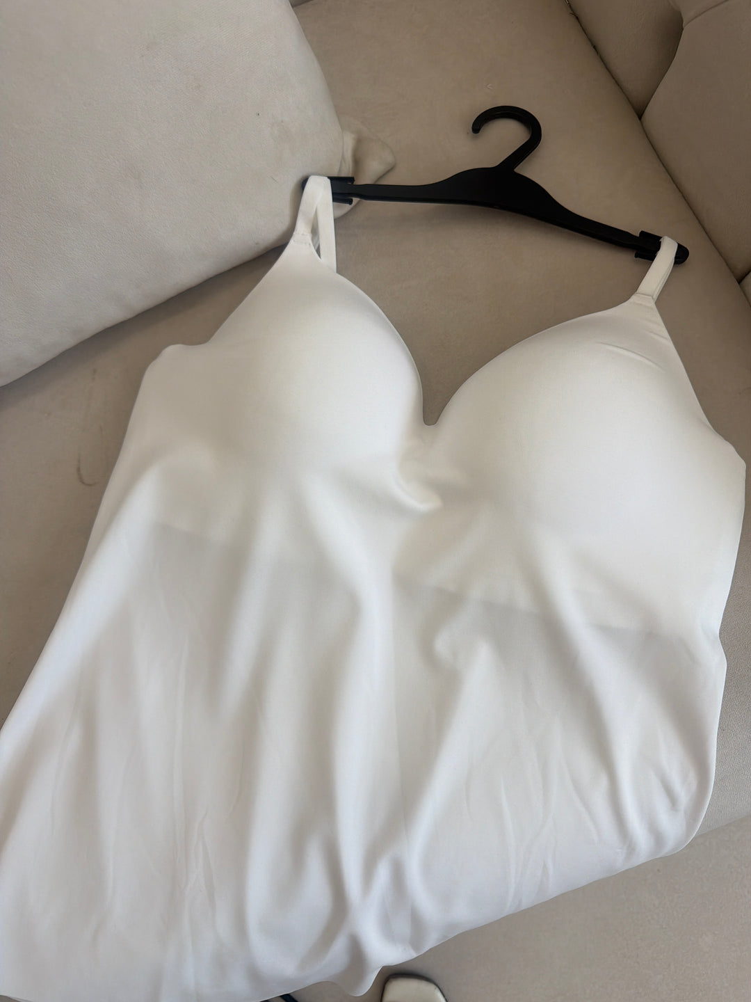 Top coque col Blanc