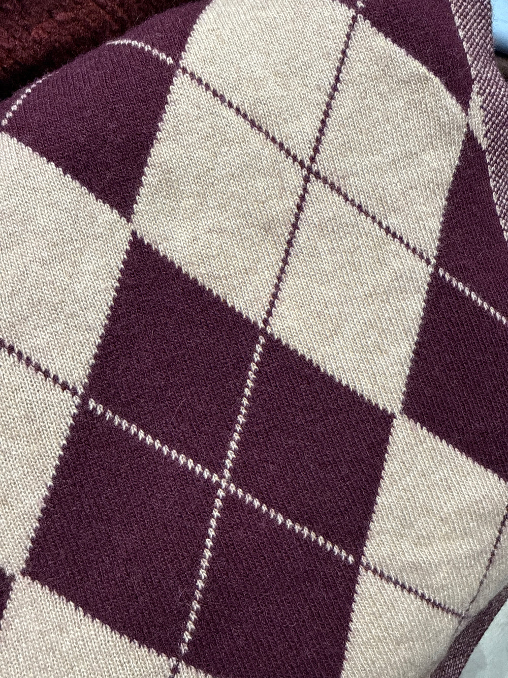 Écharpé arlequin cachemire