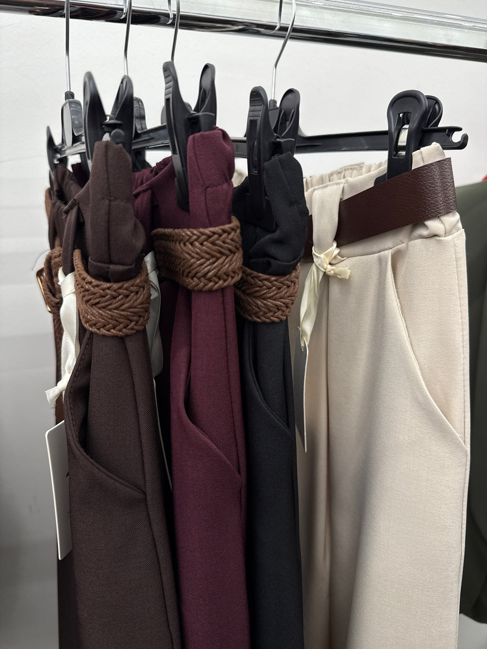 Pantalon pince palazzo