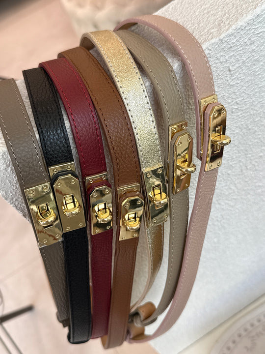 Ceinture cuir uni
