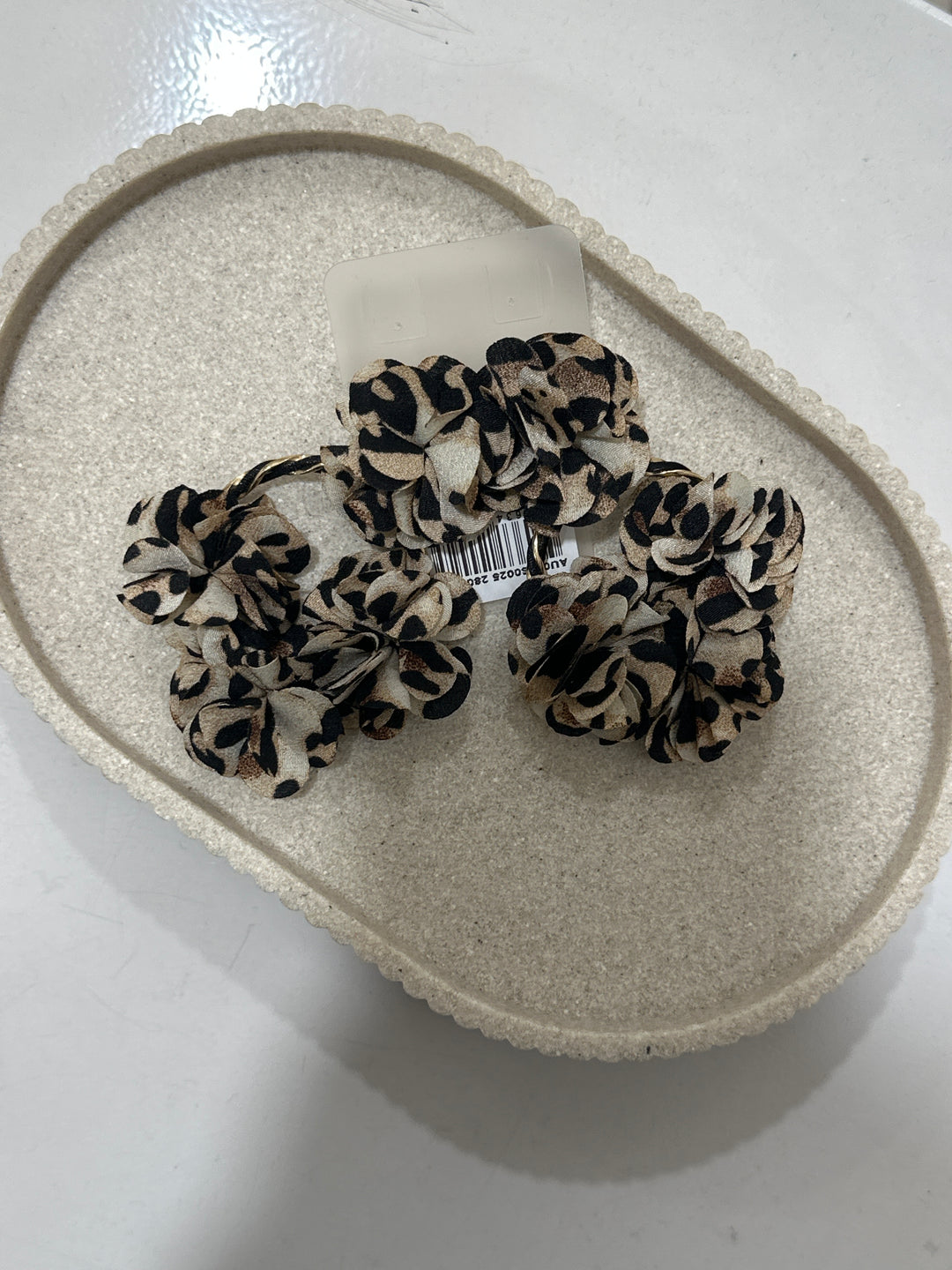 Boucles d'oreilles LEOPARD Fleur