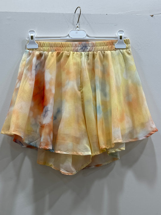 Ensemble effet aquarelle JAUNE 3056