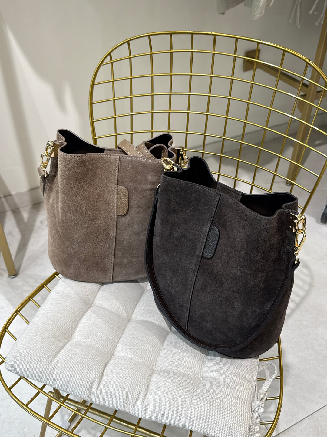 Sac daim cuir sceau