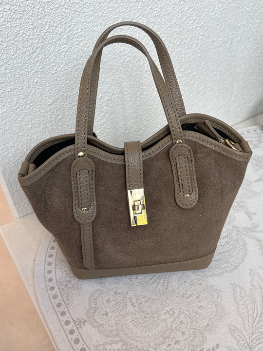 Sac daim cuir petit format