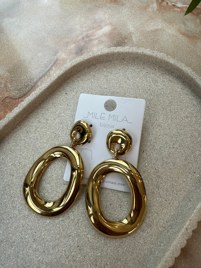 boucles d'oreilles or