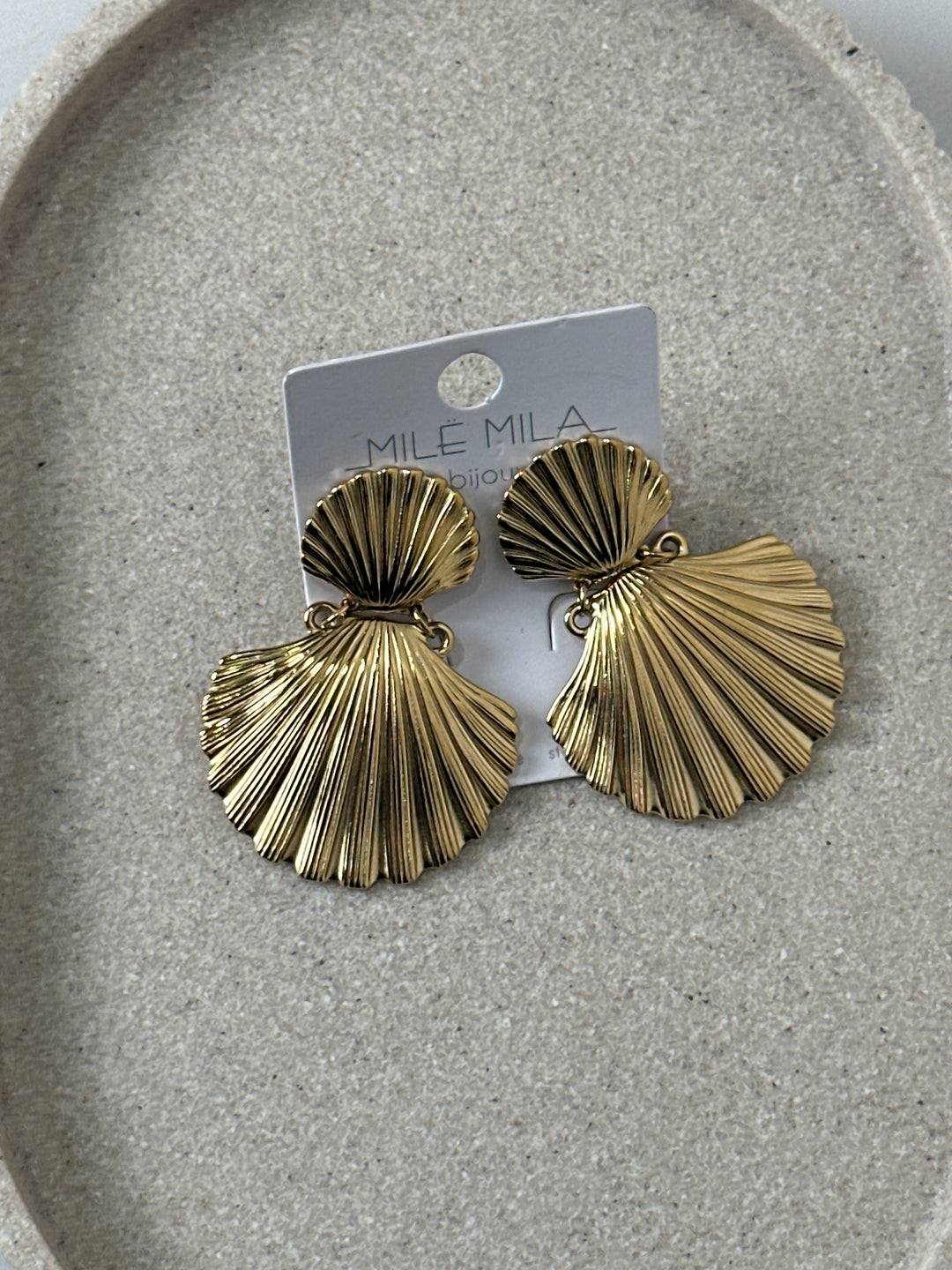 Boucles d'oreilles 2 coquillages