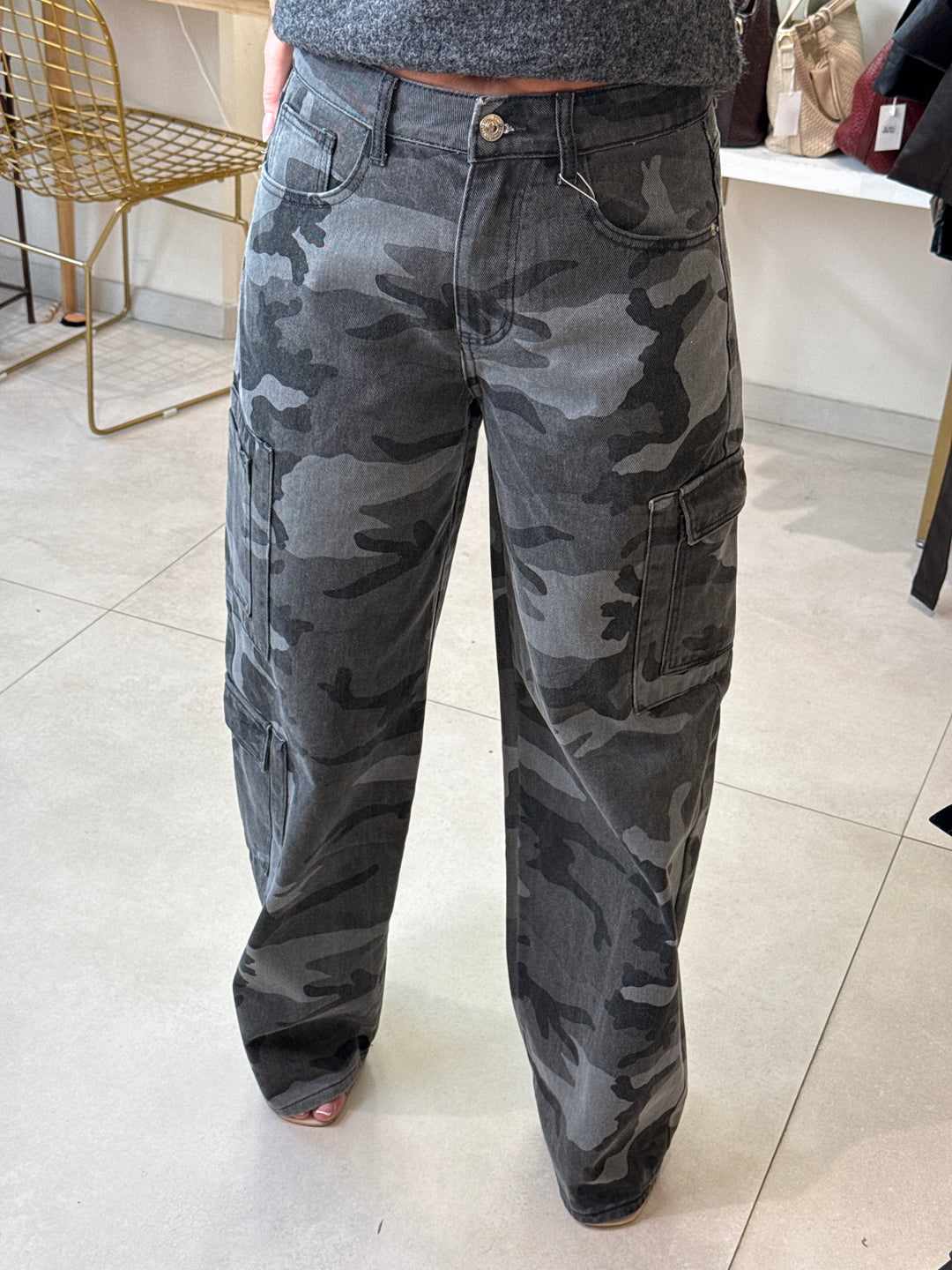 Jean ballon militaire 7121 gris