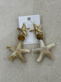 Boucles d’oreilles étoiles de mer